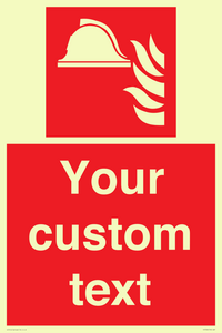 Custom Location of firefighting equipment